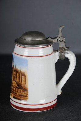 19th Century Beer Pitcher with View of Meissen, 1890s-FLW-1401955