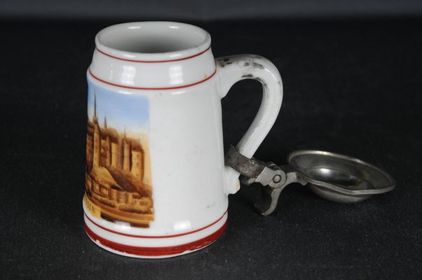 19th Century Beer Pitcher with View of Meissen, 1890s-FLW-1401955