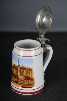 19th Century Beer Pitcher with View of Meissen, 1890s-FLW-1401955