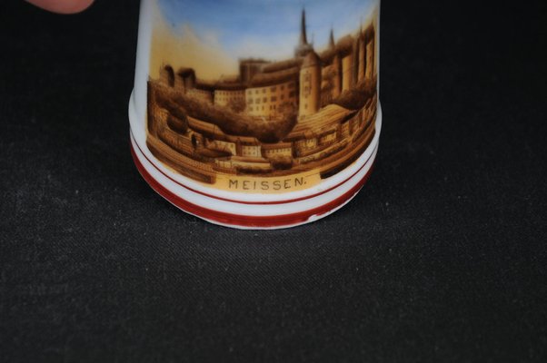 19th Century Beer Pitcher with View of Meissen, 1890s-FLW-1401955