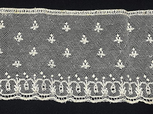 19th Century Belgian Lace Borders, Set of 4-UCH-1791342