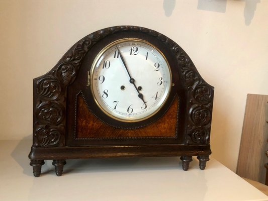 19th Century Biedermaier Clock, Germany-TZ-1155260