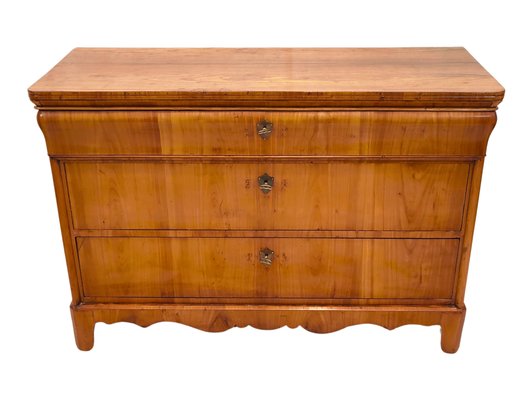 19th Century Biedermeier Cherrywood Chest of Drawers-WFJ-2034587