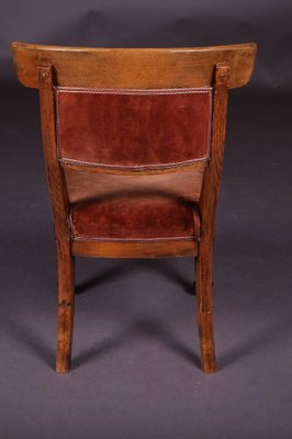 19th Century Biedermeier Curving Backrest Chair-FLW-1401842