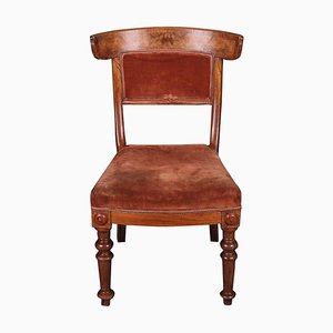 19th Century Biedermeier Curving Backrest Chair-FLW-1401842