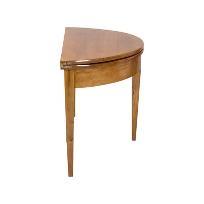 19th Century Biedermeier Demi Lune Fold-Out Table-WFJ-1448650