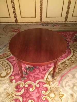 19th Century Biedermeier Dining Table in Mahogany, 1870s-FLW-1401800