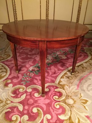 19th Century Biedermeier Dining Table in Mahogany, 1870s-FLW-1401800