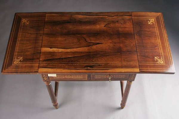 19th Century Biedermeier Folding Table, 1830s-FLW-1402114