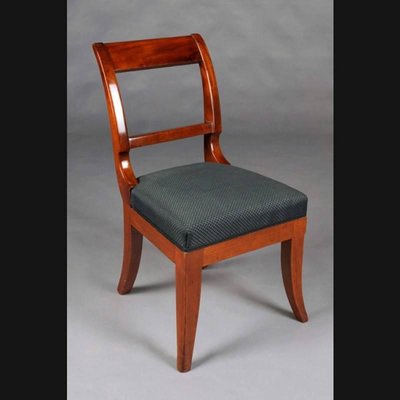 19th Century Biedermeier Style Mahogany Chair-FLW-1401844