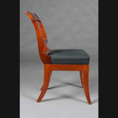 19th Century Biedermeier Style Mahogany Chair-FLW-1401844