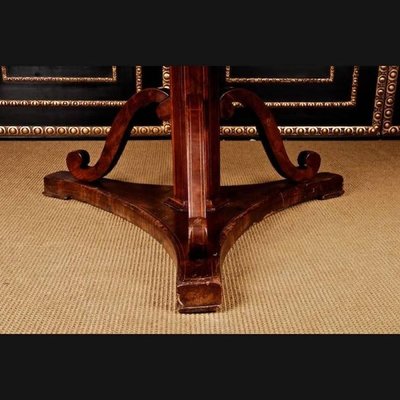 19th Century Biedermeier Style Mahogany Dining Table-FLW-1401922