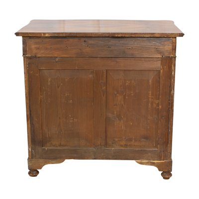 19th Century Biedermeier Walnut Half Cabinet-WFJ-884646