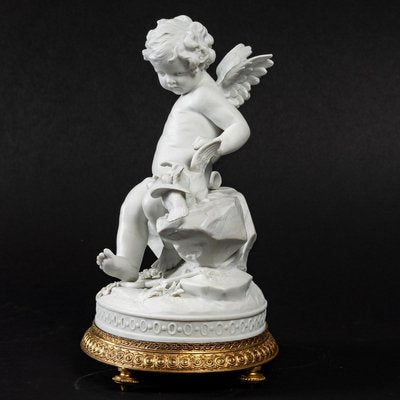 19th Century Biscuit Angel with Birds-WFS-1371160