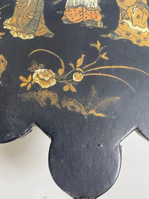 19th Century Black Lacquered Wall Vide Poche, Japan-UR-1384717