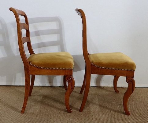 19th Century Blonde Mahogany Chairs, Set of 2-RVK-1209414