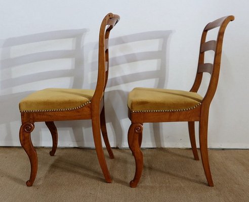 19th Century Blonde Mahogany Chairs, Set of 2-RVK-1209414