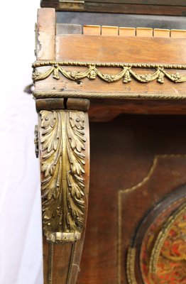 19th Century Boulle Vertical Piano-IYX-1792443