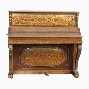 19th Century Boulle Vertical Piano-IYX-1792443