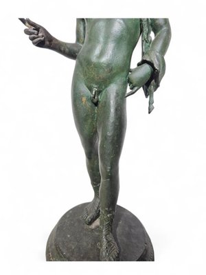 19th-Century Bronze Narcissus Statue Following Chiurazzi, 1890s-FDW-2039625