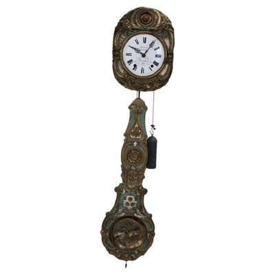 19th Century Bronze Wall Clock-DCO-1413773