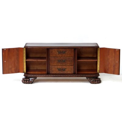 19th Century Burr Walnut Sideboard, 1890s-UBE-1417661