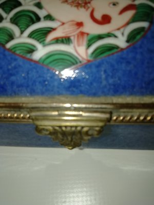 19th Century Ceramic Chinoiserie Box, France-HNE-1361907