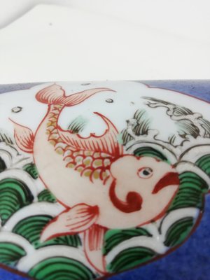 19th Century Ceramic Chinoiserie Box, France-HNE-1361907