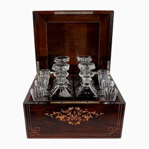 19th Century Charles X Precious Wood Liqueur Cabinet-RVK-1226644