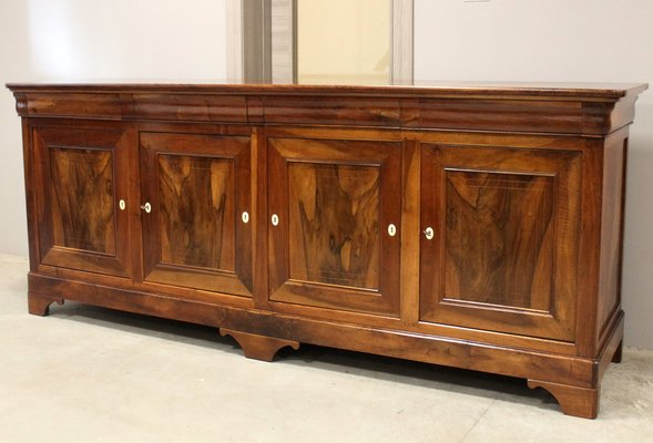 19th Century Charles X Walnut Sideboard-UMS-1444572