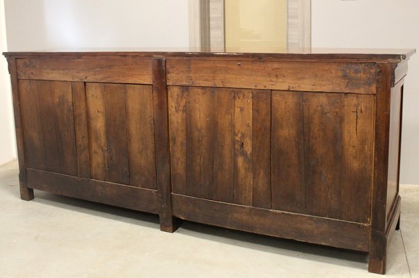 19th Century Charles X Walnut Sideboard-UMS-1444572