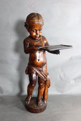 19th Century Child Servant Sculpture-WSV-1453158