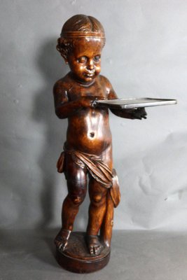 19th Century Child Servant Sculpture-WSV-1453158