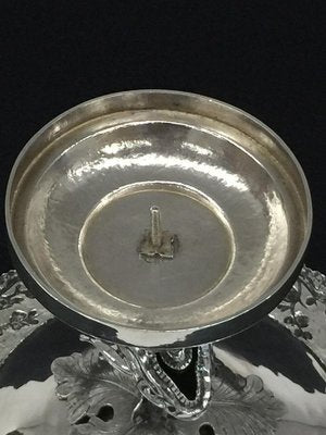 19th Century Chinese Export Silver Tazza by Tien Shing, Hong Kong-UCH-1224681