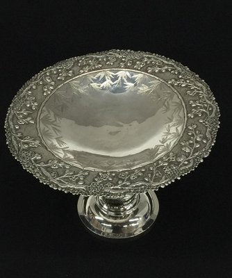 19th Century Chinese Export Silver Tazza by Tien Shing, Hong Kong-UCH-1224681