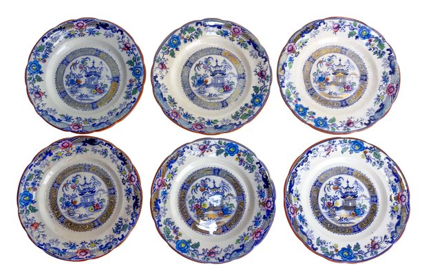 19th Century Chinese Faience Plate, France-RIU-1377598