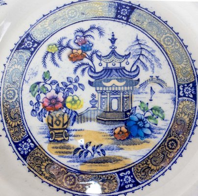 19th Century Chinese Faience Plate, France-RIU-1377598