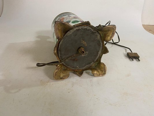 19th Century Chinese Table Lamp on Brass Mount-UR-1734470