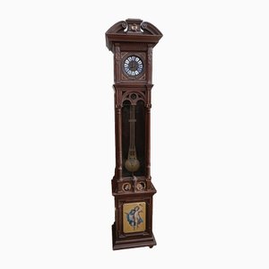 19th Century Clock with Hand-Painted Portraits-AED-1752434