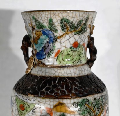 19th Century Crackled Earthenware Vase, Nanjing, China-RVK-1420428