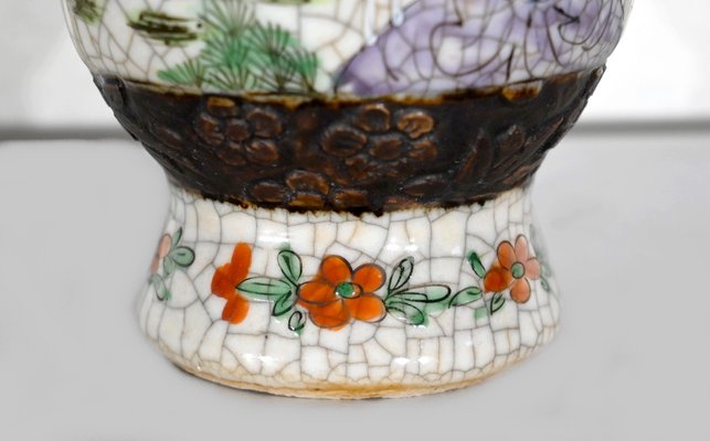 19th Century Crackled Earthenware Vase, Nanjing, China-RVK-1420428