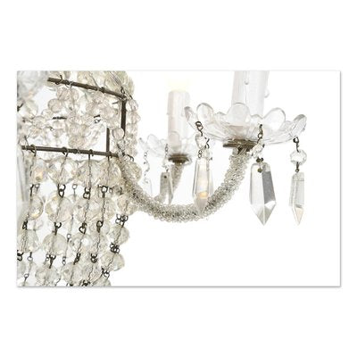 19th Century Crystal Chandelier-NQ-1340983