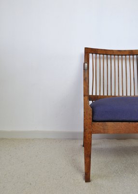 19th Century Danish Walnut Bergère Chair-HPQ-1306556