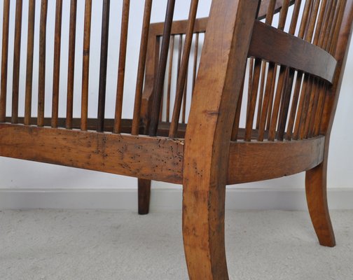 19th Century Danish Walnut Bergère Chair-HPQ-1306556