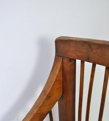 19th Century Danish Walnut Bergère Chair-HPQ-1306556