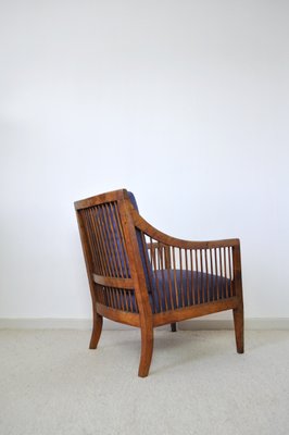 19th Century Danish Walnut Bergère Chair-HPQ-1306556