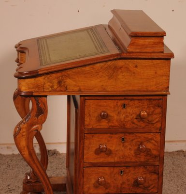 19th Century Davenport Desk in Walnut-HPU-1311254