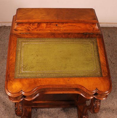 19th Century Davenport Desk in Walnut-HPU-1311254