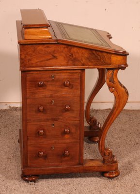 19th Century Davenport Desk in Walnut-HPU-1311254