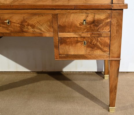 19th Century Directory Cylinder Desk in Walnut-RVK-1726235